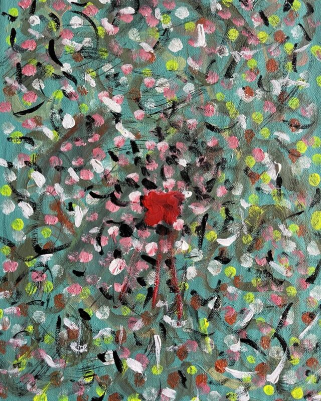 "Love &Sorrow" #artinstagram #acrylicpainting #painting #abstractart #modernpainting